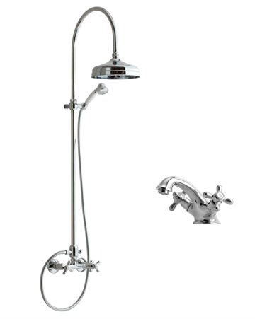 LAVABO Retro Bundle – komplet armaturpakke i krom